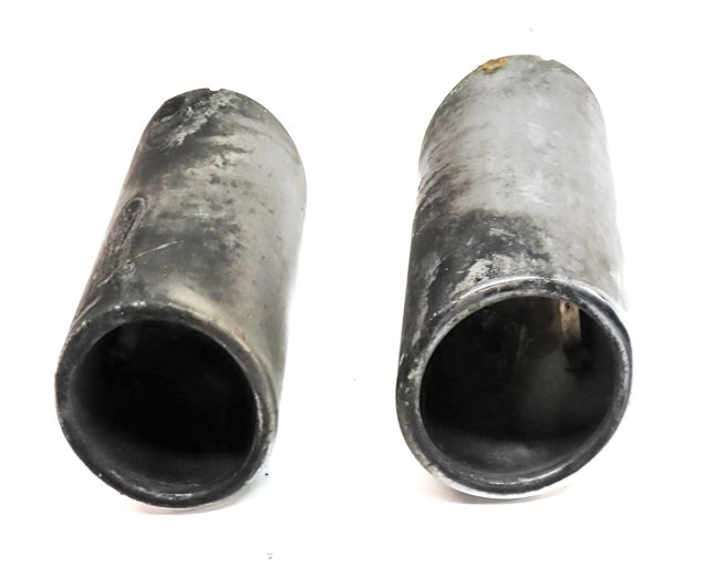 Thumbnail 3: 15-17 BMW X3 F25 REAR EXHAUST MUFFLER PIPE TIP TRIM SET/2 (CHROME)