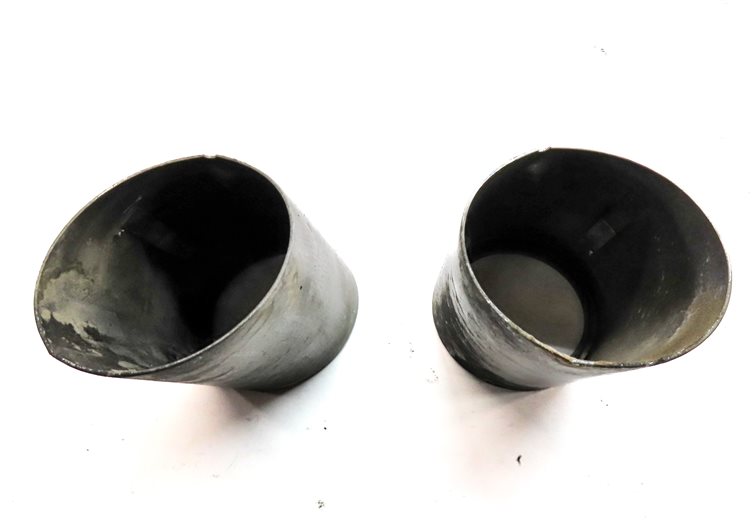 Thumbnail 4: 15-17 BMW X3 F25 REAR EXHAUST MUFFLER PIPE TIP TRIM SET/2 (CHROME)