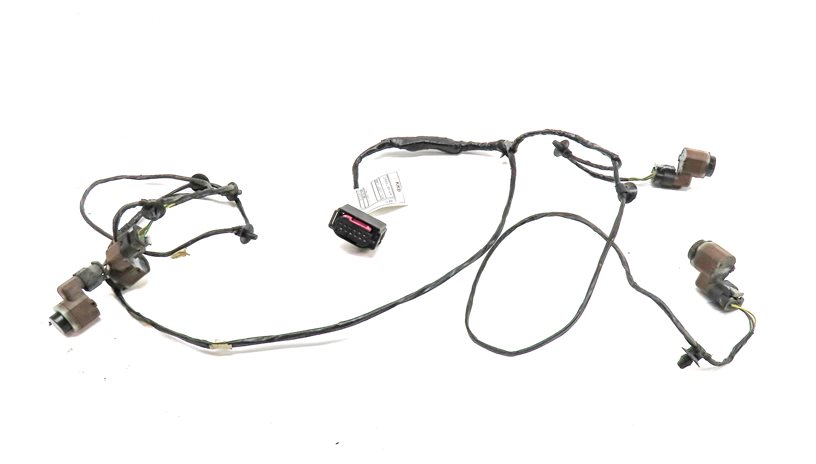 Thumbnail 3: 17 BMW X3 (F25) REAR PARK ASSIST PDC DISTANCE CONTROL WIRE SENSOR SET/4 (Black)