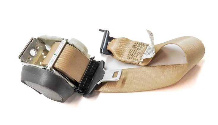 Thumbnail 3: 2017 BMW X3 (F25) REAR RIGHT SEAT SEATBELT BELT RETRACTOR (Beige)