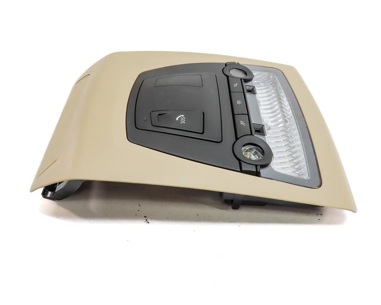 Thumbnail 3: 2017 BMW X3 (F25) FRONT INTERIOR OVERHEAD DOME MAP READING LIGHT LAMP (Beige)