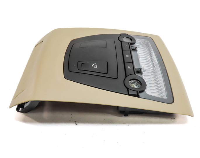 Thumbnail 4: 2017 BMW X3 (F25) FRONT INTERIOR OVERHEAD DOME MAP READING LIGHT LAMP (Beige)