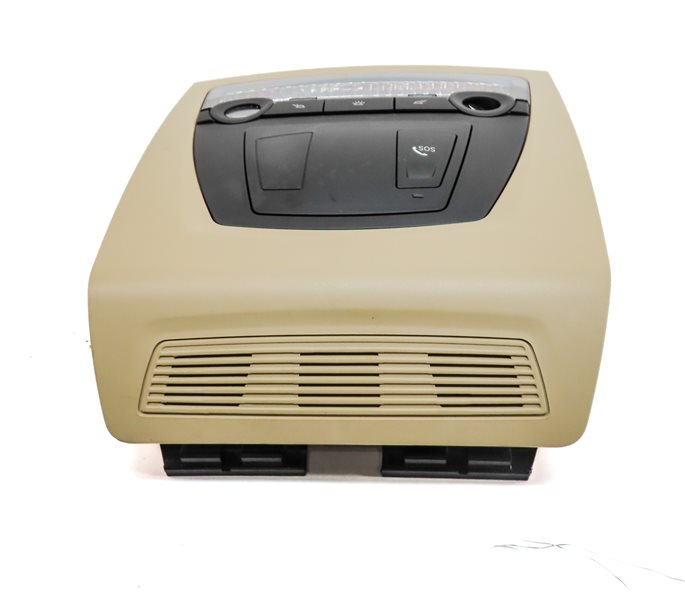 Thumbnail 5: 2017 BMW X3 (F25) FRONT INTERIOR OVERHEAD DOME MAP READING LIGHT LAMP (Beige)
