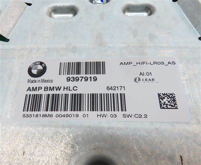 Thumbnail 6: 2015-2017 BMW X3 X4 (F25 F26) RADIO STEREO SPEAKER HIFI HI FI AMPLIFIER AMP