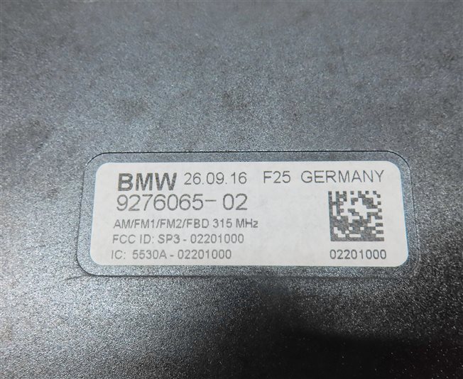 Thumbnail 6: 2017 BMW X3 (F25) RADIO ANTENNA RECEPTION DIVERSITY CONTROL MODULE