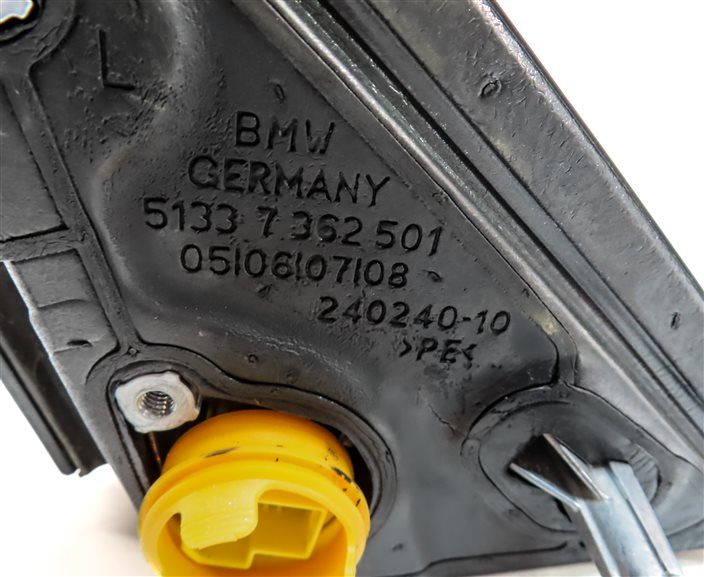 Thumbnail 8: 17 BMW X3 F25 FRONT LEFT DRIVER DOOR MIRROR w/ PFOLD HEAT MEMORY AUTODIM (Black)