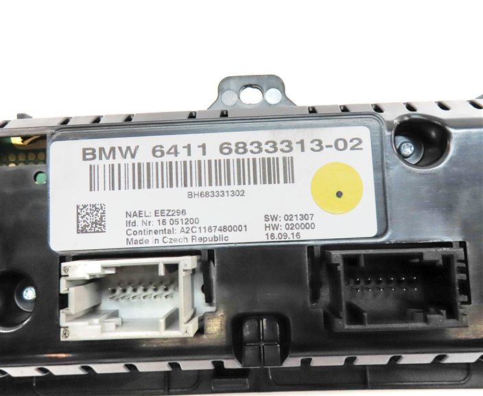 Thumbnail 6: 2015-2018 BMW X3 X4 (F25 F26) FRONT HVAC A/C HEATER CLIMATE CONTROL PANEL & TRIM