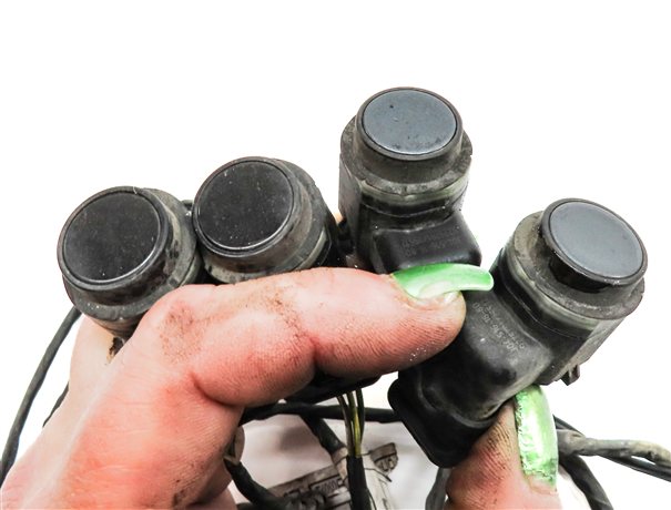 Thumbnail 4: 2012 BMW X5 (E70) REAR PARK ASSIST PDC DISTANCE CONTROL WIRE SENSOR SET/4 (Gray)