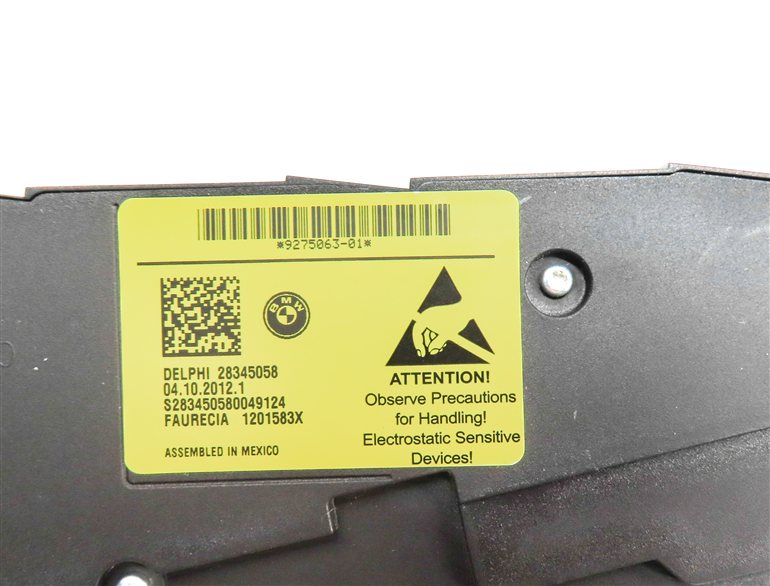 Thumbnail 6: 2012 BMW X5 (E70) FRONT LEFT DRIVER MEMORY SEAT ADJUST SWITCH BUTTON PANEL