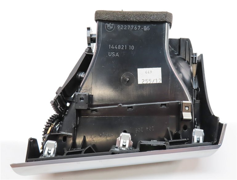 Thumbnail 4: 2012 BMW X5 (E70) FRONT LEFT DRIVER OUTER DASH HEAT AIR AC HVAC VENT (Black)