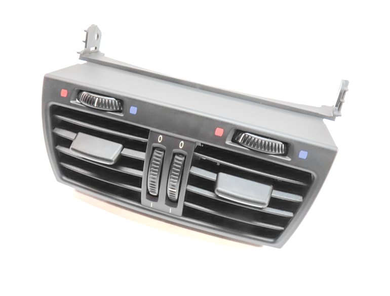 2012 BMW X5 (E70) REAR CENTER CONSOLE HEAT AIR AC HVAC DUAL VENT (Black)