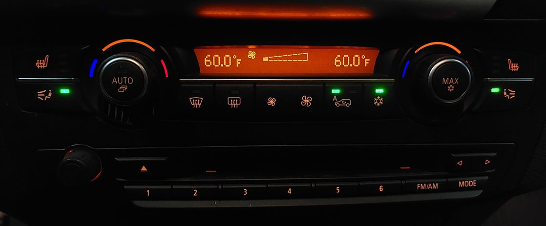 Thumbnail 2: 07-14 BMW X5 X5M X6 X6M (E70 E71) FRONT TEMPERATURE CLIMATE CONTROL (4-ZONE)