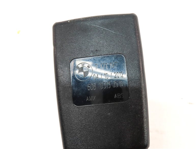 Thumbnail 7: 12 BMW X5 E70 REAR 2ND ROW LEFT CENTER RIGHT SEAT SEATBELT BUCKLE RECEIVER SET/3