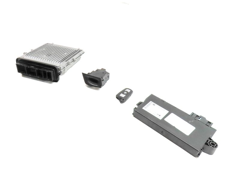 Thumbnail 1: 09-12 BMW 335D X5 (E90 E70) 3.0L M57Y DIESEL DME CAS3 IMMOBILIZER MODULE KEY SET