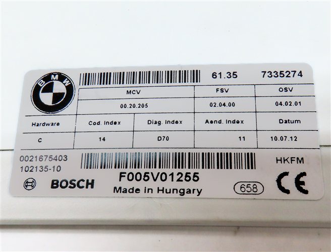 Thumbnail 3: 08-14 BMW X6 X6M (E71) REAR TRUNK LIFT HATCH GATE DOOR LIFTGATE CONTROL MODULE