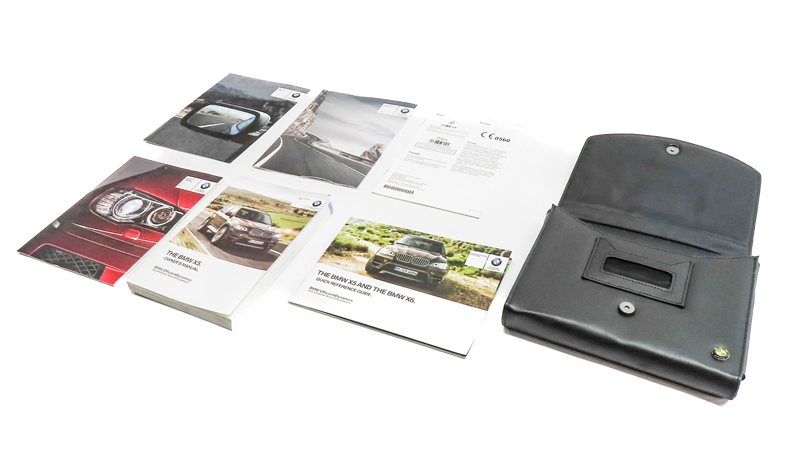 2012 BMW X5 (E70) 3.0L DIESEL (M57Y) ENGINE OWNERS MANUAL BOOKLET SET/7 w/ CASE