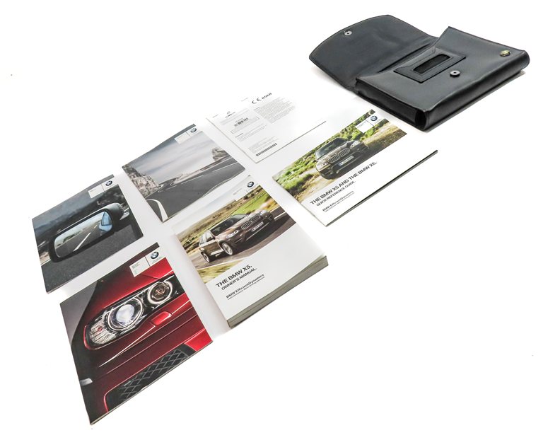 Thumbnail 3: 2012 BMW X5 (E70) 3.0L DIESEL (M57Y) ENGINE OWNERS MANUAL BOOKLET SET/7 w/ CASE