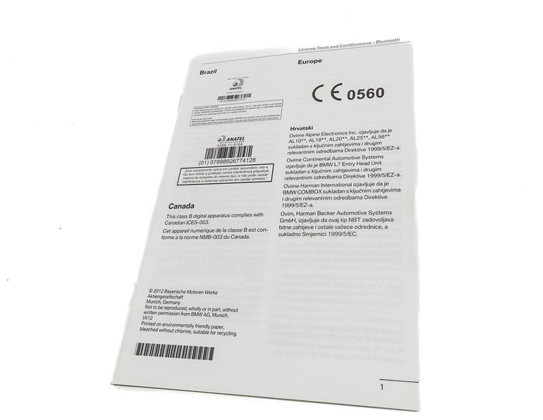 Thumbnail 4: 2012 BMW X5 (E70) 3.0L DIESEL (M57Y) ENGINE OWNERS MANUAL BOOKLET SET/7 w/ CASE