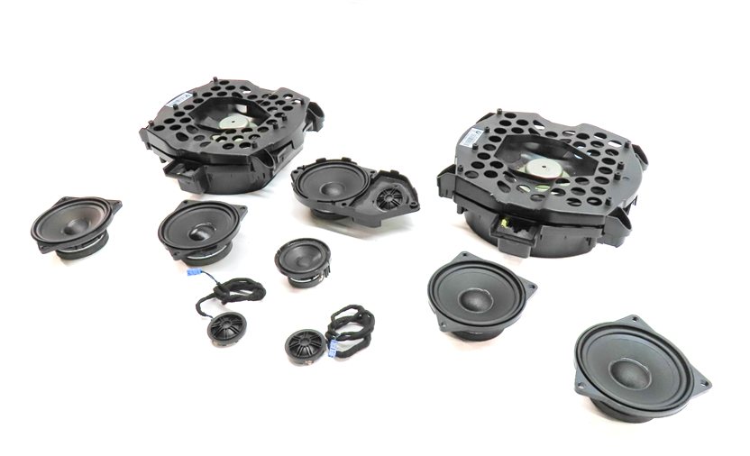 Thumbnail 1: 2012 BMW X5 (E70) RADIO STEREO AUDIO SOUND SYSTEM SPEAKER SET/11