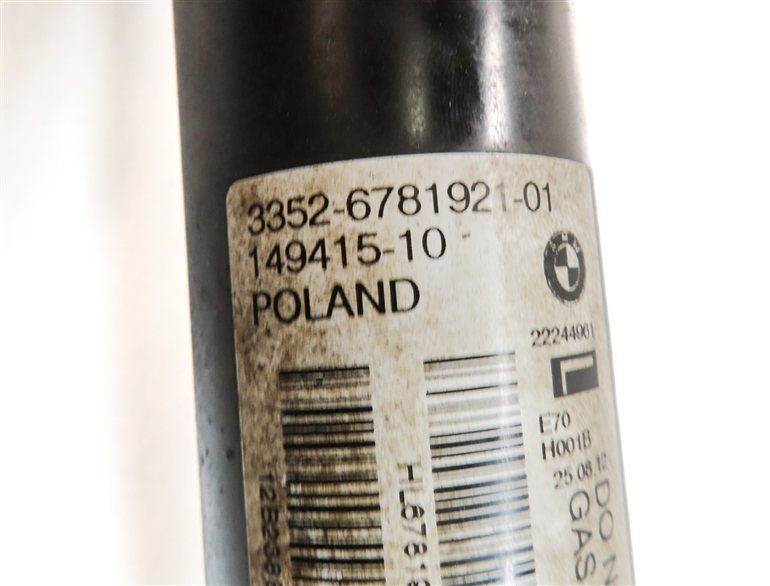 Thumbnail 7: 2012 BMW X5 (E70) REAR LEFT & RIGHT STANDARD SUSPENSION SHOCK STRUT SET/2