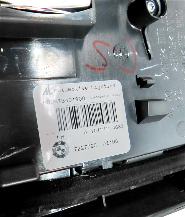 Thumbnail 6: 11-13 BMW X5 X5M (E70) LEFT DRIVER INNER TAILLIGHT LIGHT LAMP (INCANDESCENT)