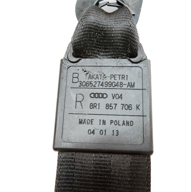 Thumbnail 6: 09-17 AUDI Q5 8R FRONT RIGHT PASSENGER SEAT SEATBELT RETRACTOR (Black)