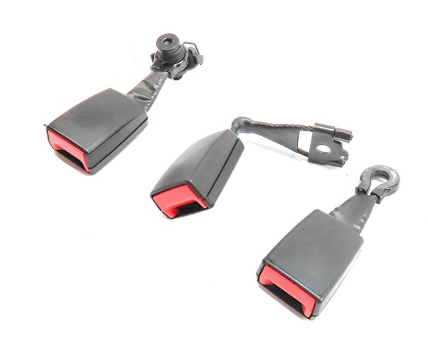 Thumbnail 1: 2013 AUDI Q5 (B8 8R) REAR LEFT CENTER RIGHT SEAT SEATBELT BUCKLE RECEIVER SET/3