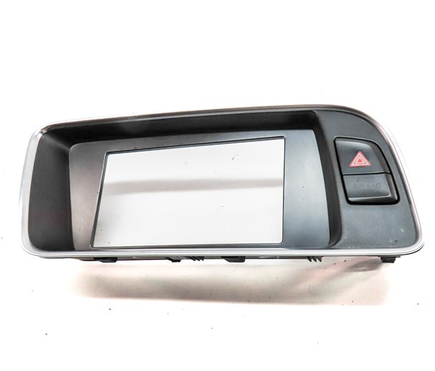 Thumbnail 2: 2013 AUDI Q5 (B8 8R) FRONT CENTER DASH NAVIGATION INFORMATION SCREEN TRIM BEZEL