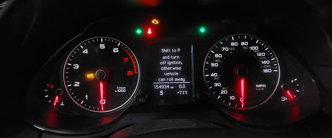Thumbnail 2: 13 AUDI Q5 (B8 8R) 2.0L (CPMA) SPEEDOMETER ECM BCM IMMOBILIZER MODULE KEY SET/9