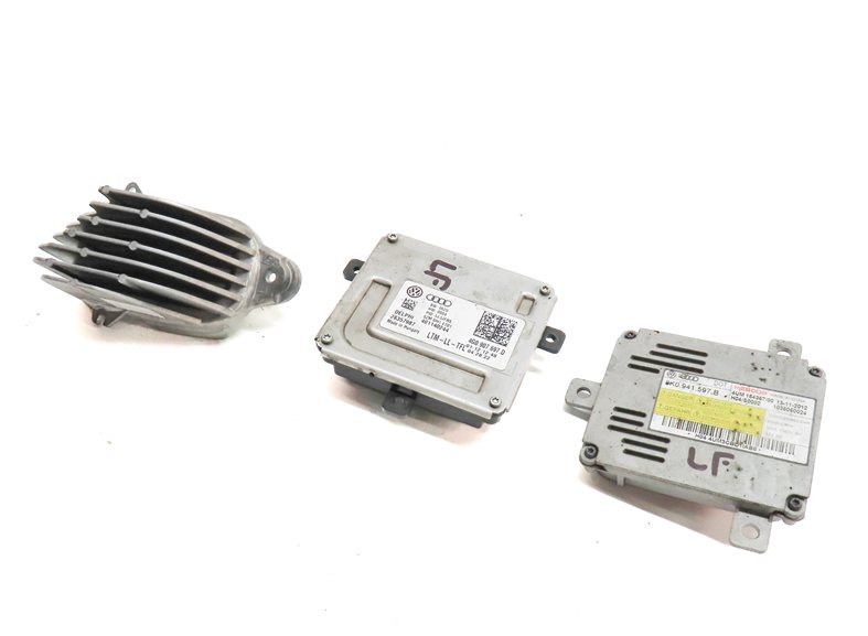 13-17 AUDI Q5 SQ5 (B8 8R) LEFT DRIVER XENON HID HEADLIGHT LAMP MODULE SET/3