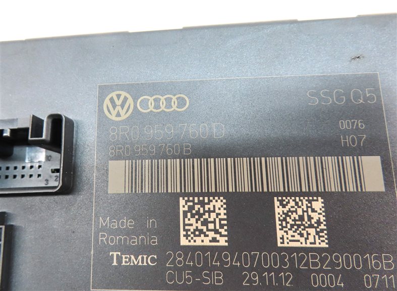 Thumbnail 3: 2009-2017 AUDI Q5 (8R) FRONT LEFT DRIVER MEMORY SEAT CONTROL MODULE COMPUTER