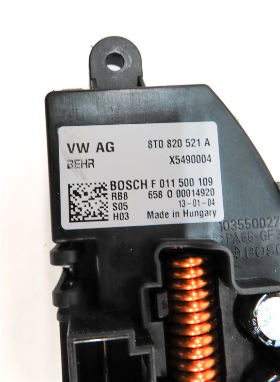 Thumbnail 3: 13-17 AUDI A4 S4 A5 S5 Q5 (B8 8K 8T 8R) FRONT HEATER A/C BLOWER MOTOR RESISTOR