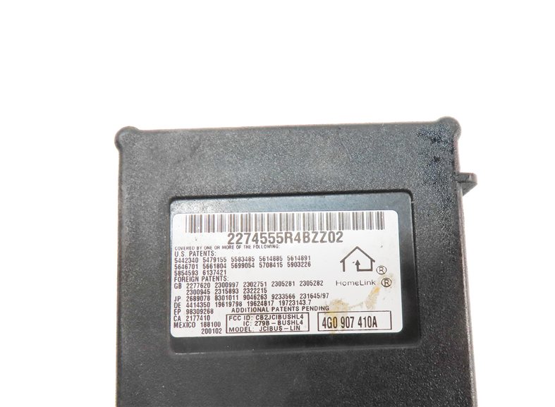 Thumbnail 6: 12-18 AUDI A4 S4 A6 S6 A7 Q5 (C7 B8 8K 8R) HOMELINK GARAGE DOOR OPENER MODULE