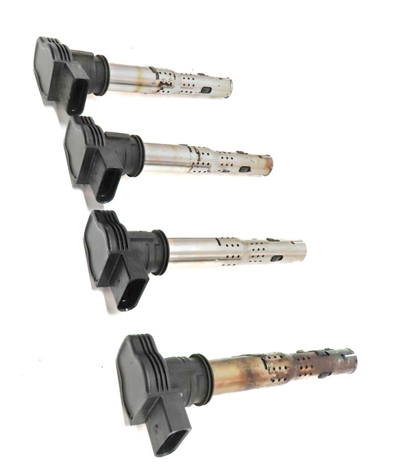 Thumbnail 4: 07-17 AUDI A3 A4 S4 A5 S5 A6 Q3 Q5 R8 TT BEETLE JETTA 2.0L IGNITION COIL SET 4