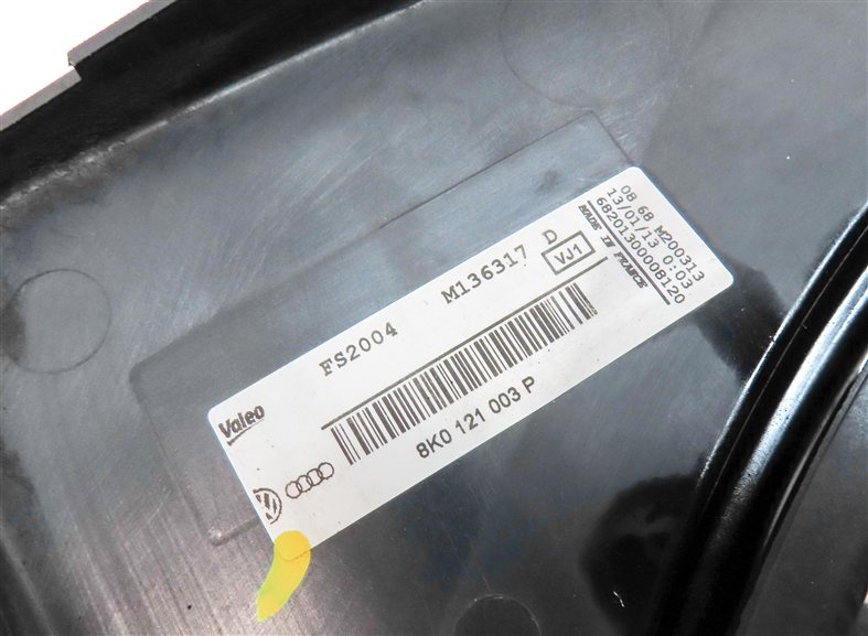 Thumbnail 5: 09-17 AUDI A4 A5 Q5 S4 (B8 8T 8R) 2.0L 3.0L 3.2L RADIATOR COOLING FAN w/ SHROUD