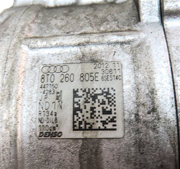 Thumbnail 7: 17-20 AUDI A4 A5 A6 (B9 F5 8W 8WS) 2.0L CYMC TURBO ENGINE A/C COMPRESSOR PUMP