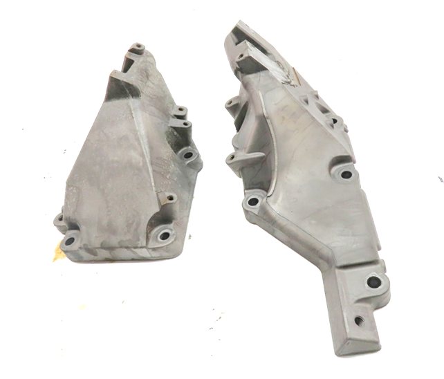 Thumbnail 2: 13 MERCEDES GL450 X166 4.6L 278.928 LEFT & RIGHT ENGINE MOTOR MOUNT BRACKET SET