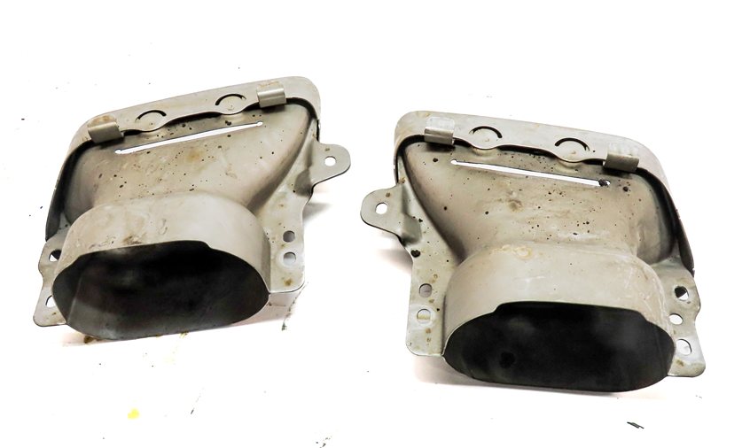 Thumbnail 3: 2013-2014 MERCEDES BENZ GL450 (X166) LEFT & RIGHT MUFFLER PIPE EXHAUST TIP SET-2