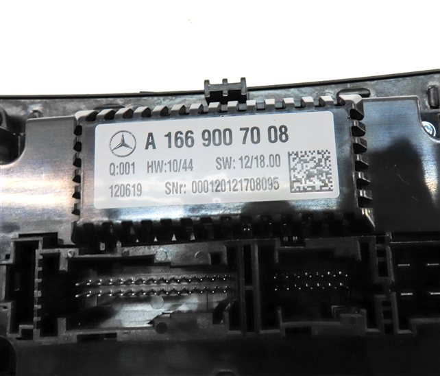 Thumbnail 5: 2013 MERCEDES GL350 GL450 GL550 (X164) FRONT HEATER A/C TEMPERATURE CONTROL