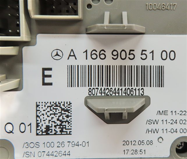 Thumbnail 5: 2013-2015 MERCEDES G500 GL350 GL450 GL550 ML350 (W166 X166 W463) IGNITION SWITCH