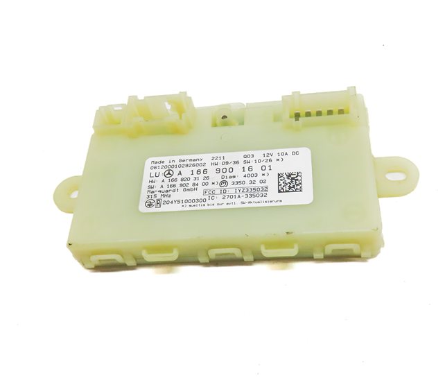 Thumbnail 2: 12-16 MERCEDES GL350 GL450 GL550 ML350 ML550 (W166 X166) KEYLESS GO MODULE