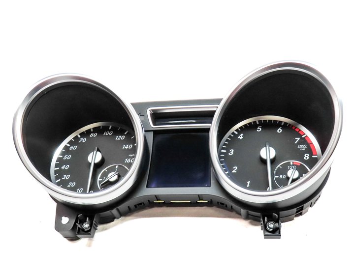 Thumbnail 2: 13 MERCEDES GL450 GL550 ML350 ML550 (W166 X166) SPEEDOMETER GAUGE CLUSTER (155k)