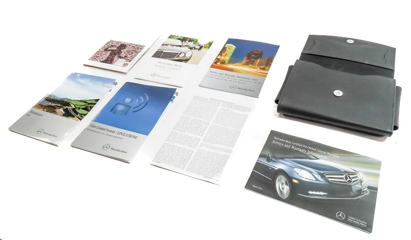 2013 MERCEDES GL450 (X166) 4.6L (278.928) ENGINE OWNERS MANUAL SET w/ CASE