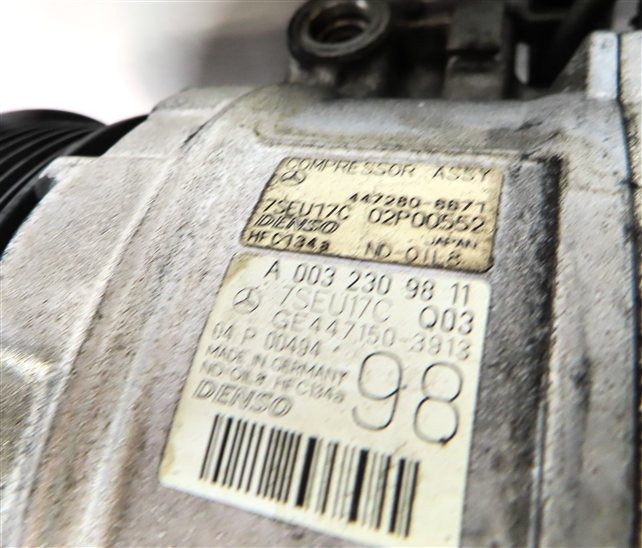 Thumbnail 7: 2012-2016 MERCEDES G550 GL450 GL550 ML550 (W166 W463 X166) A/C COMPRESSOR PUMP