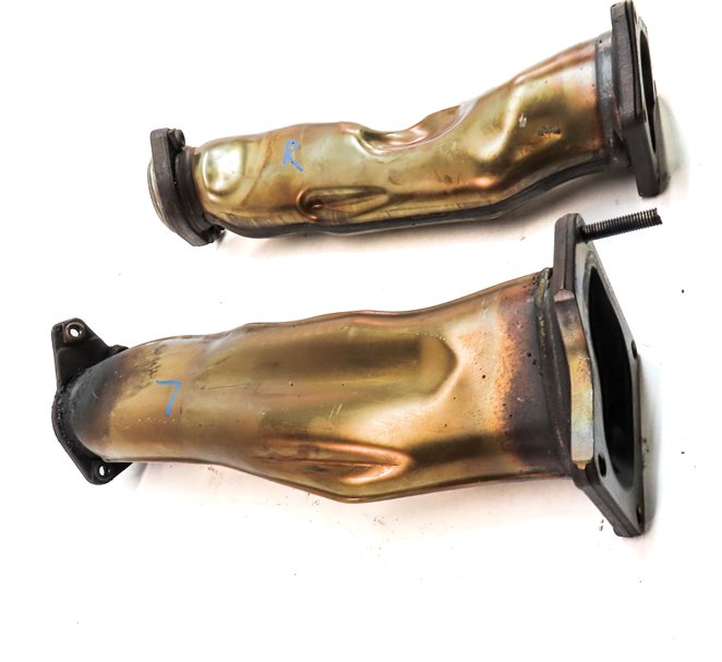 Thumbnail 3: 13 MERCEDES GL450 X166 4.6L (278.928) ENGINE TURBOCHARGER EXHAUST MANIFOLD SET/2