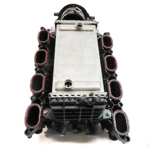 Thumbnail 9: 11-20 MERCEDES E GL ML S W212 W166 W221 X166 4.6L INTAKE MANIFOLD w/ INTERCOOLER