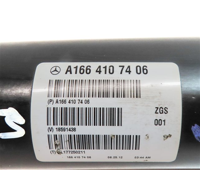 Thumbnail 5: 2013 MERCEDES GL450 GL550 (X166) REAR DRIVESHAFT DRIVELINE DRIVE LINE SHAFT