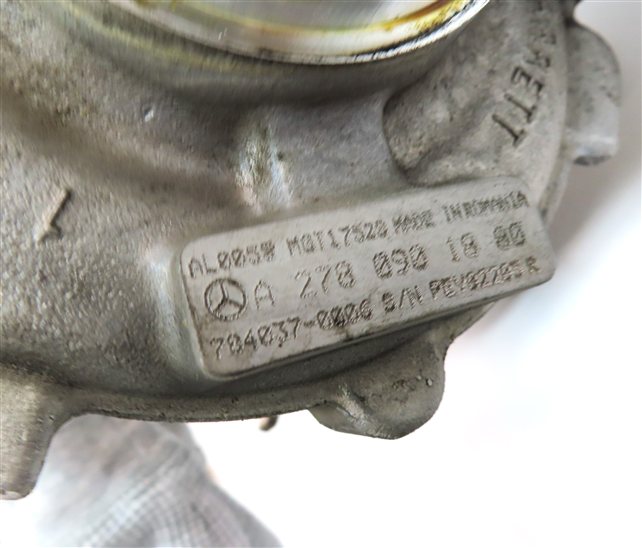 Thumbnail 7: 11-20 MERCEDES E GL ML S SL CLS C216 W212 W166 W222 X166 4.6L RIGHT TURBOCHARGER