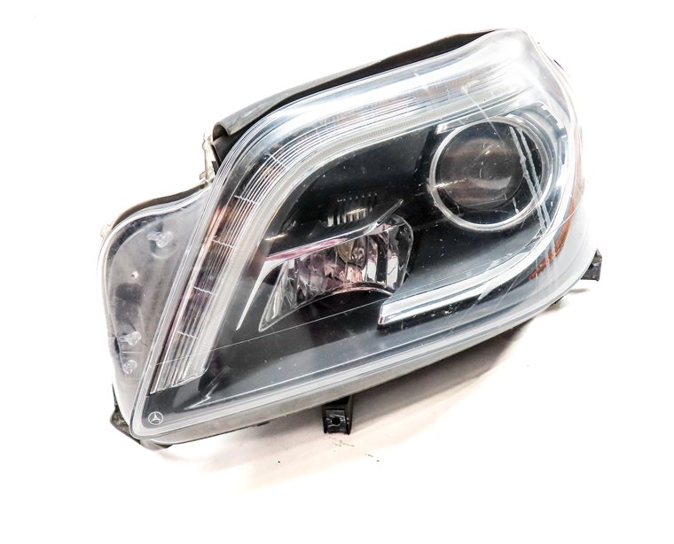 13-15 MERCEDES GL X166 FRONT LEFT DRIVER XENON NIGHT VISION HEADLIGHT LIGHT LAMP