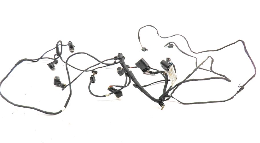 Thumbnail 2: 13 MERCEDES GL450 X166 FRONT PARK ASSIST PDC DISTANCE CONTROL WIRE SENSOR SET/4
